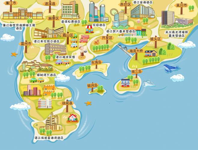 浦东手绘地图旅游的艺术指南